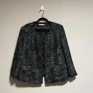 Kasper Women's Multicolor Textured Blazer